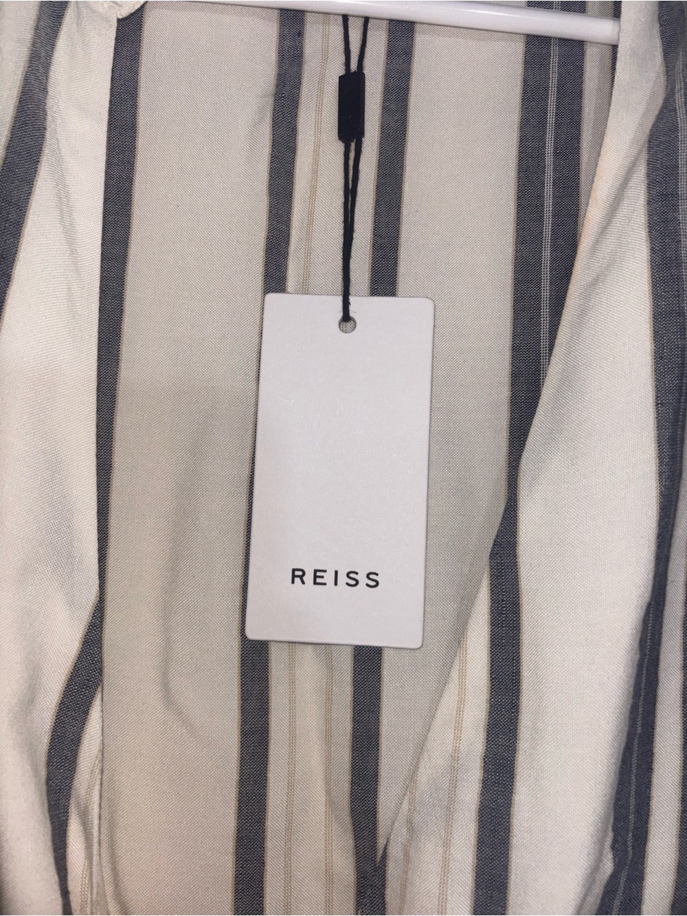 Reiss Ashley Striped Kaftan Midi Dress Size 8 - Picture 9 of 16